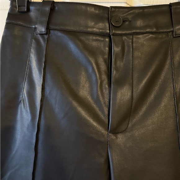 zara faux leather pants size small - Picture 5 of 6